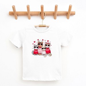 The Juniper Shop Valentine Kittens Youth Short Sleeve Tee - 1 of 3
