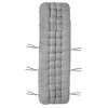 NewHome"71x22 Inch Chaise Lounger Cushion for Recliners, Rocking Chairs, Deck & Sofa Mats, Outdoor Comfort"BlackRedCoffeeGrey&Purple - 2 of 4