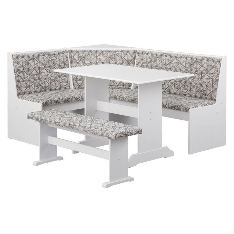3pc Lacey Upholstered Nook Set - Buylateral, 1 of 5