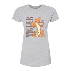 Women's - Disney - Muted Tigger Fitted Graphic T-Shirt - 1 of 2