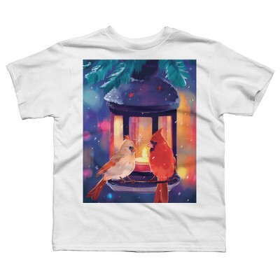 Boy's Design By Humans Christmas in the Air By Mellodee T-Shirt