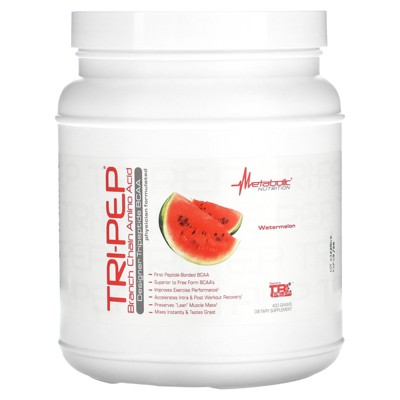 Metabolic Nutrition Tri-Pep, Branch Chain Amino Acid, Watermelon, 14.1 oz, (400 g)