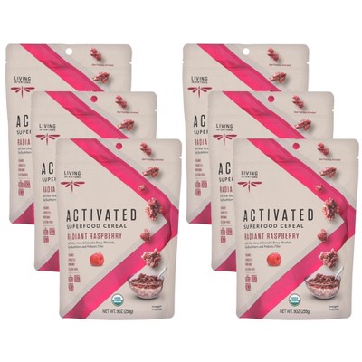 Living Intentions Activated Radiant Raspberry Superfood Cereal - Case of 6/9 oz