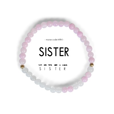ETHIC GOODS Girl's 4mm Morse Code Bracelet MINI [SISTER] - image 2