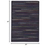 Colonial Mills Navajo Braided Rug, Navy 20"x30", Rectangle Shape - 2 of 4