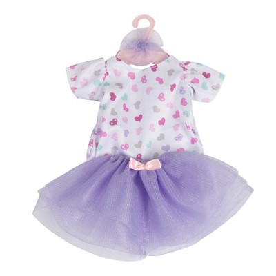 Perfectly Cute Bodysuit and Tutu Baby Doll Outfit