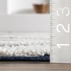 Nuloom Corrie Geometric 4x6 Indoor Area Rug for Living Room Bedroom Dining Room Kitchen, Blue/Ivory - 3 of 4
