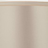 Springcrest Sydnee 14" Top x 16" Bottom x 11" High x 11" Slant Lamp Shade Replacement Medium Taupe Satin with Trim Drum Modern Spider Harp Finial - 2 of 4