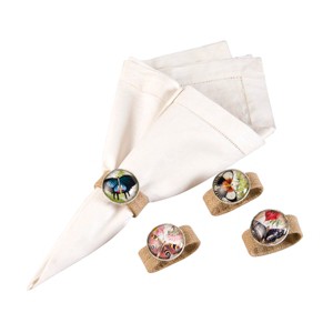 Gallerie II Butterfly Linen Npk Ring S/4 - 1 of 1