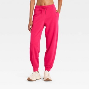 Women's French Terry Jogger Sweatpants - JoyLab™ - 1 of 3
