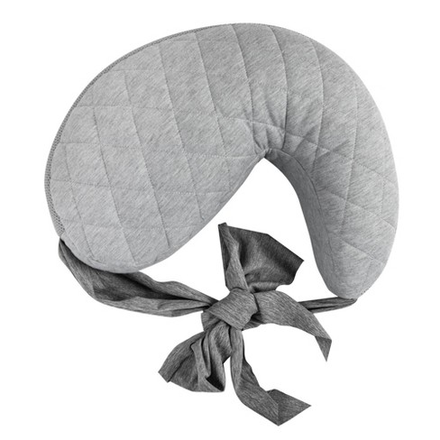 Boppy Anywhere Support Nursing Pillow Soft Gray Heathered