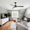 Airsurfer 52-Inch 6-Speed White Downrod Ceiling Fans with Remote No Light - 2 of 4
