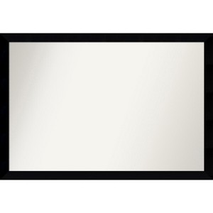 Amanti Art Black Museum Non-Beveled Wood Bathroom Wall Mirror - 1 of 4