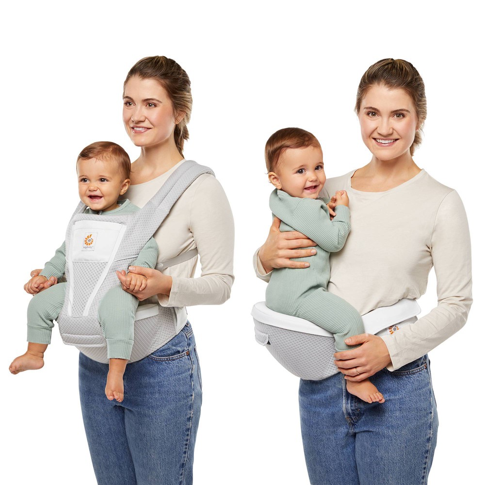 Photos - Baby Safety Products ERGObaby Alta Hip Seat Baby Carrier - Pearl Gray 