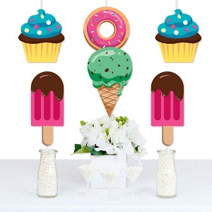 Big Dot of Happiness Sweet Shoppe - Donut, Ice Cream and Cupcake Decorations DIY Candy and Bakery Birthday Party or Baby Shower Essentials - Set of 20 - 1 of 4