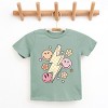 The Juniper Shop SmileyWorld Checkered Lightning Floral Youth Short Sleeve Tee - 2 of 4