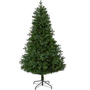 Nearly Natural 6-ft Vermont Fir Artificial Christmas Tree with 250 Clear LED Lights - 1 of 4