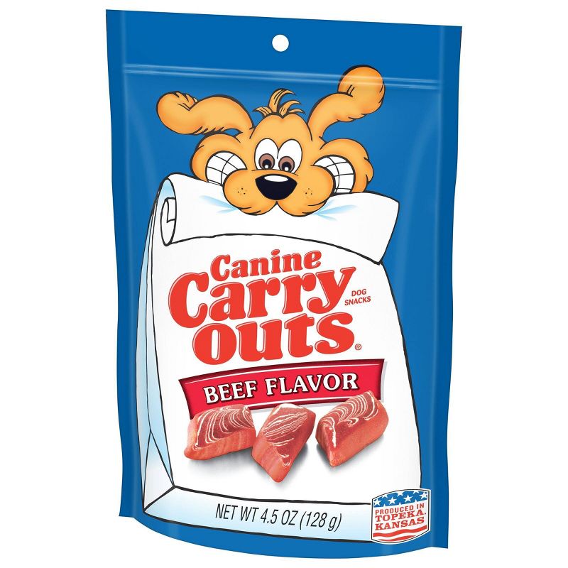 Canine Carry Outs Beef Dry Chewy Dog Treats, 6 of 7