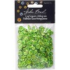 John Bead Flat Round Plastic Loose Sequins Hologram with Hole Craft Embellishments Lime Green 8mm 850 Pieces - 4 of 4
