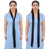 Alilang Women's Solid Color Ribbon Scarf Long Neckerchief Satin Belt Necktie Headscarf Narrow Scarf - 4 of 4