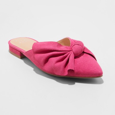 bow mules flat