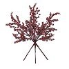 Vickerman 24" Winter Icy Red and Burgundy Berry Spray - 4 of 4