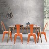 BestMassage Metal Dining Chairs Metal Chair for Indoor Outdoor Chairs Perfect for Restaurants - 2 of 4