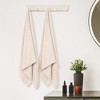 Unique Bargains 100% Cotton Lightweight Highly Absorbent Bath Towels for Bathroom 2 Pcs - 4 of 4