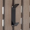 Cato 3 Hook Wall Mounted Coat Rack - STG5704 - Safavieh - 4 of 4