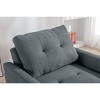 NicBex Soft Accent Chair,Upholstered Living Room Chairs with Tufted Backrest and Pull-Out Footstool,Modern Armchair,Accent Chairs for Living Room - 3 of 4