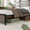 Accent Bed Frame Modern Wood Grain Headboard with Underbed Storage for Bedroom King Size - 3irtyhousy - 3 of 4