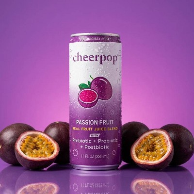 cheerpop Passion Fruit Juice Drink - 11 fl oz Can