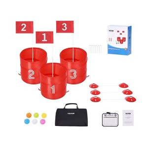 Backyard Golf Game 3 Hole Portable Outdoor Bucket Golf Game for Kids and Adults - 1 of 4
