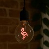 Novelty Lights LED Decorative Filament Light Bulb, G80 Globe, Medium E26 Base, Indoor/Outdoor Holiday String Light Replacement - 1 Pack - 4 of 4