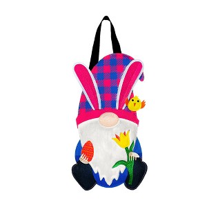 Briarwood Lane Easter Gnome Burlap Holiday Door Hanger Humor Embr - 1 of 1