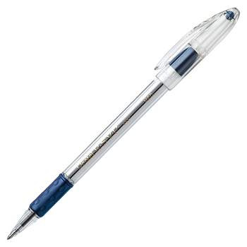 Pentel R.s.v.p. Refillable Ballpoint Pen, 1 Mm Medium Tip, Assorted Color  Ink, Clear Barrel, Pack Of 8 : Target