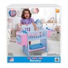 American Plastic Toys Kids My Very Own Nursery Baby Doll Playset with Crib, Pink - 2 of 3