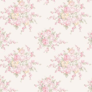 Rachel Ashwell Rose Blossom Pink Wallpaper - 1 of 4