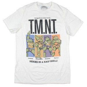 Teenage Mutant Ninja Turtles Men's Heroes In a Half Shell T-Shirt - 1 of 3