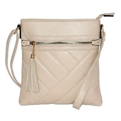 NICCI Ladies' Crossbody Bag with Quilt Design