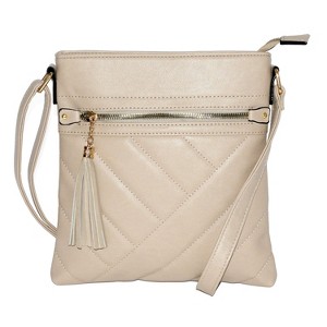 NICCI Ladies' Crossbody Bag with Quilt Design - 1 of 4