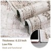Area Rugs 5x7 Washable,Soft Vintage Large Bedroom Rugs,Boho Farmhouse Low Pile Non-Slip Indoor Throw Carpet Rugs for Living Room Dining Room - 3 of 4