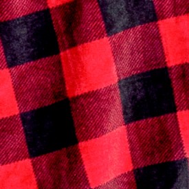 buffalo plaid - red/black