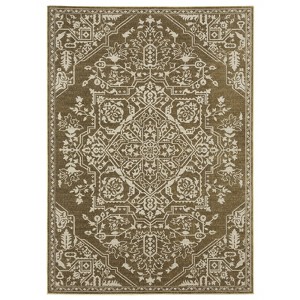 Oriental Weavers Intrigue INT11 Gold/ Beige Indoor Area Rug - 5'3" x 7'6" - 1 of 4