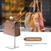 Unique Bargains Stainless Steel Home Retail Store Adjustable Height Clutch Purse Display Stands 2 Pcs - 4 of 4
