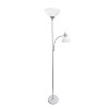 Creekwood Home Essentix 71.5" Traditional 2-Light Floor Lamp with Reading Light - 3 of 4