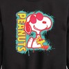 Boys' - Peanuts - Peanuts Snoopy Woodstock Graphic Long Sleeve Fleece Sweatshirt - 2 of 4