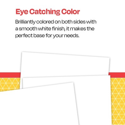 White 22 x 28 Inch 4-Ply Railroad Board Pack of 25