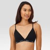 Hanes Originals Women's 2pk Stretch Triangle Bralette MHT102 - image 2 of 4