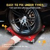 Acekool Car Dolly Set of 2, 5000 LBS Capacity Wheel Dollies for Moving Cars Trucks SUVs, 2.5" Swivel Casters Anti-Slip Steel Frame - 3 of 4